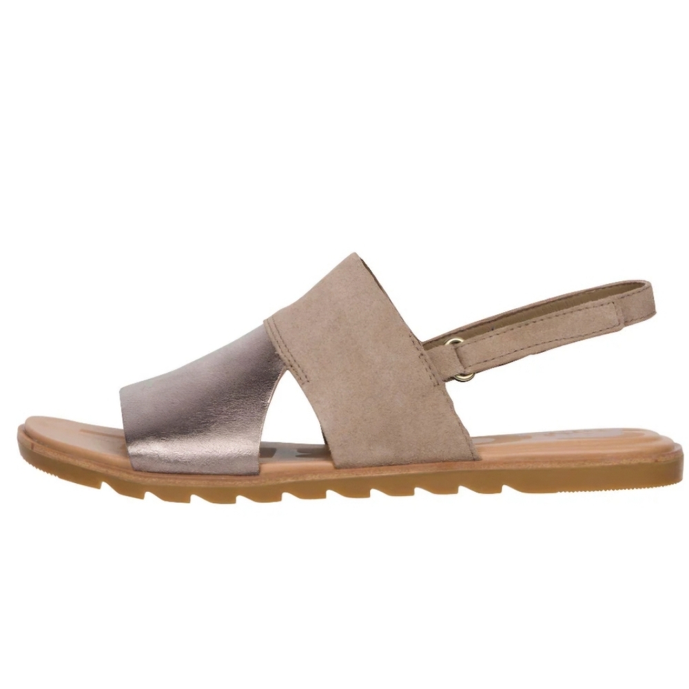 Sorel Ella II Slingback Ash Brown Chalk - Size 8